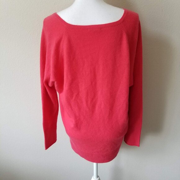 Halogen Womens Pink Cashmere Blend Sweater M Soft Knit Long Sleeve Pullover - Picture 3 of 3